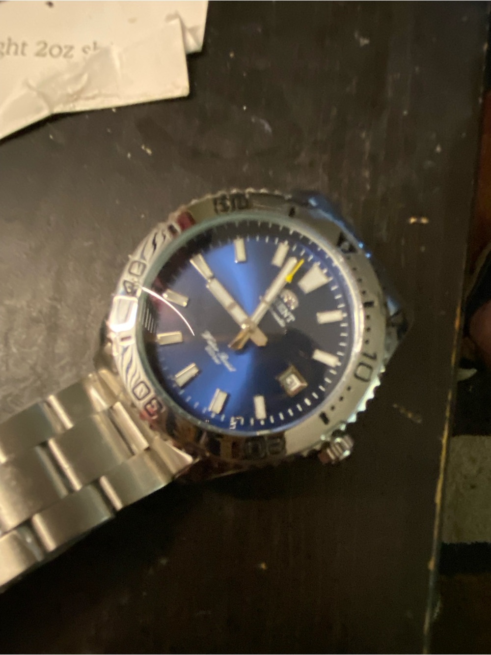 New Orient Stainless Steel Diver Watch - Blue Face - Picture 5 of 9